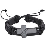 Threads of Faith Bold Cross Bracelet