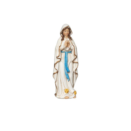 Our Lady of Lourdes 4 inch boxed figure and holy card