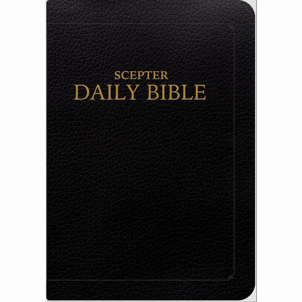Daily Bible - Simulated Leather Black