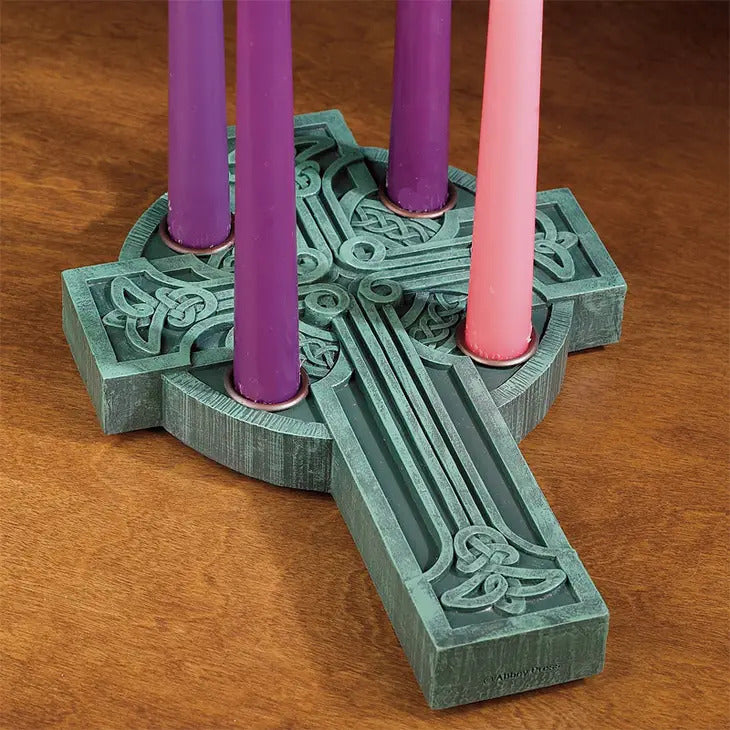Celtic Cross Advent Wreath 57509