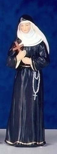 St Rita 3.5 inch boxed figure and holy card