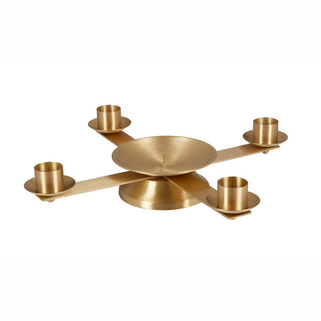 Brass Chapel Advent Wreath D3156