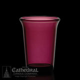 24 Hour Purple Votive Glass 12ct