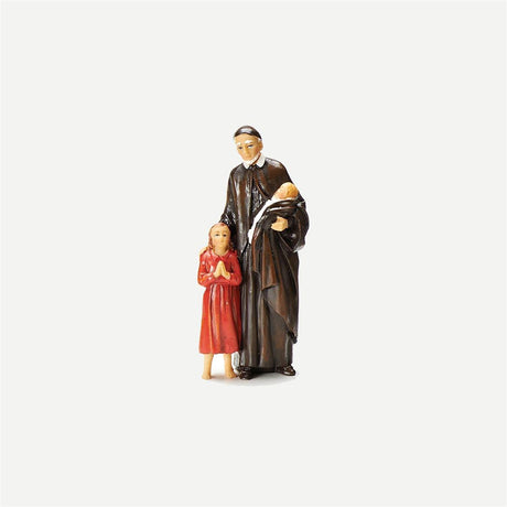 St Vincent De Paul 3.5 inch boxed figure and holy card