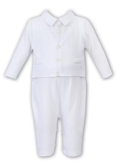Jadon Baptism Knit All In One