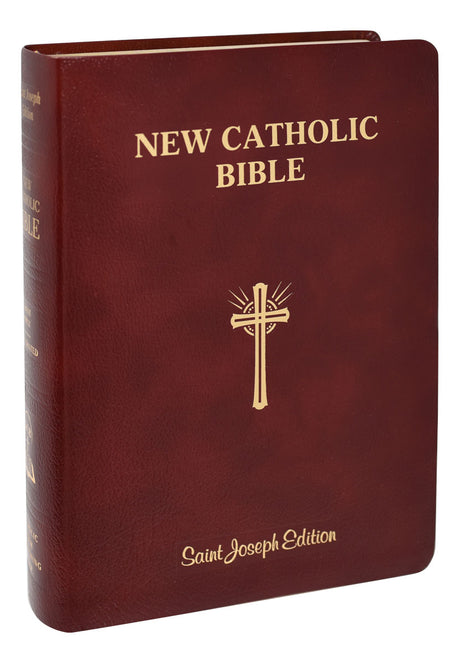 St. Joseph New Catholic Bible Giant Print Burgundy 617/13BG