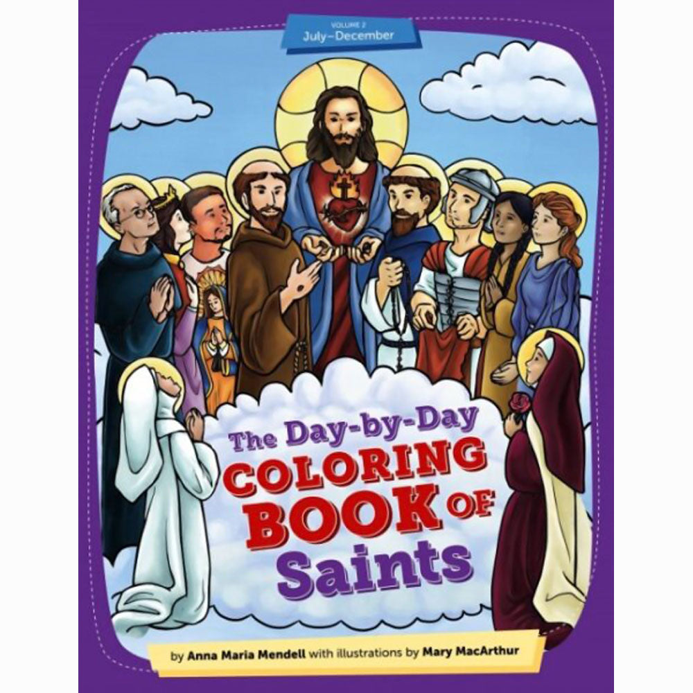 The Day-by-Day Coloring Book of Saints, Volume 2