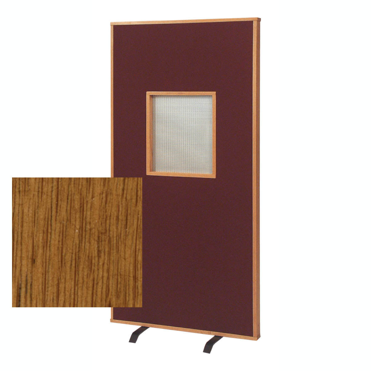 Confessional Screen with Opening in Rosewood Finish W176