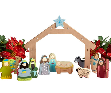12pc. Childrens Nativity Set RLN095
