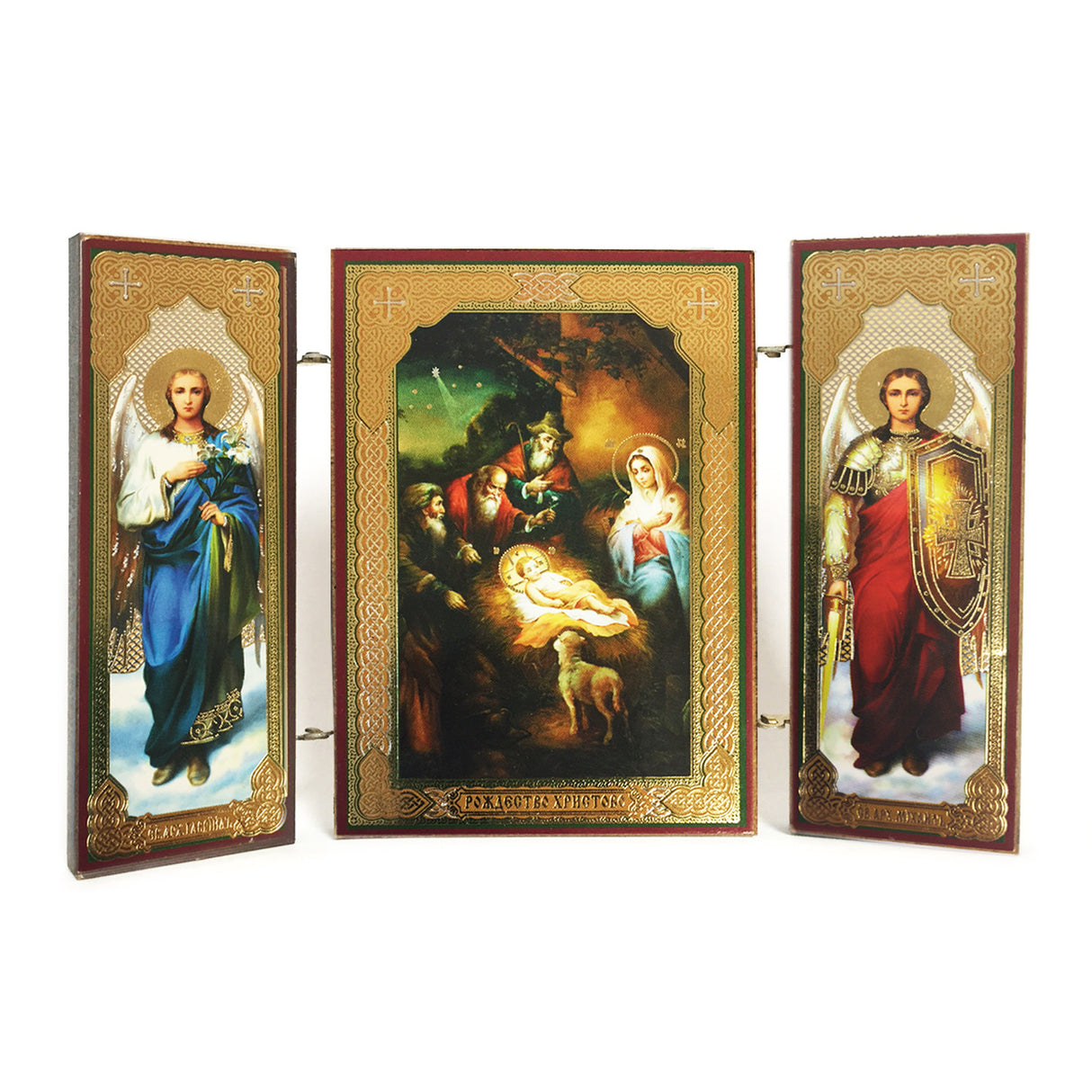 Nativity of Christ Triptych Plaque