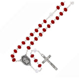 Divine Mercy Faceted Glass Chaplet