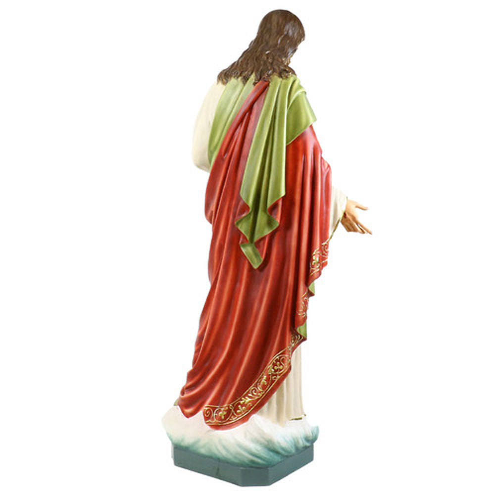 61 inch Sacred Heart of Jesus Full Color Statue 24106