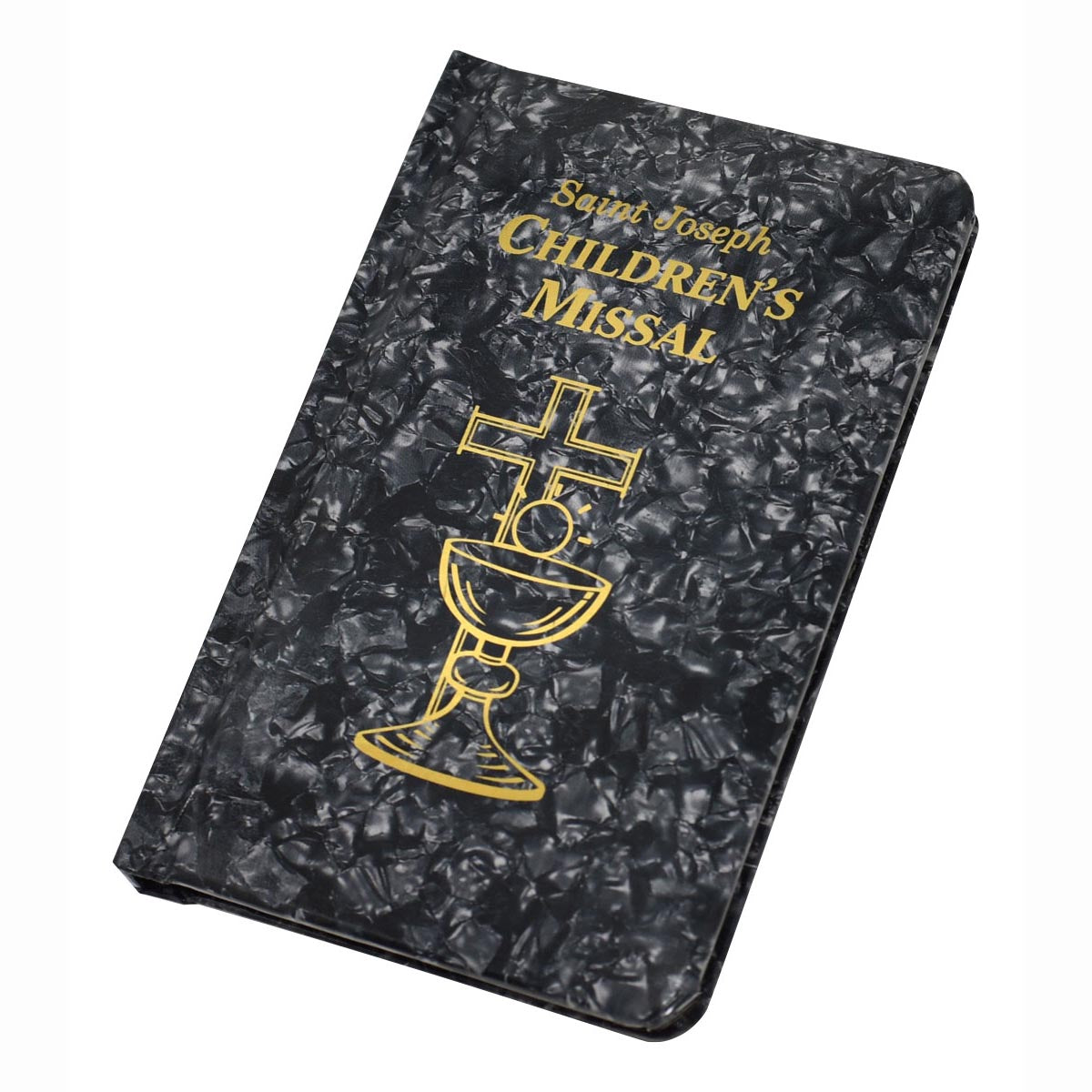 Black St Joseph Children's Missal - Faux Mother of Pearl