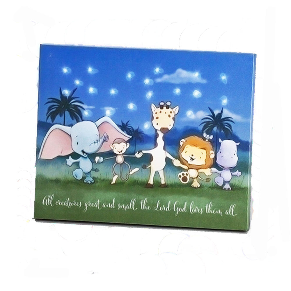 All Creatures Great And Small LED Plaque for Baby