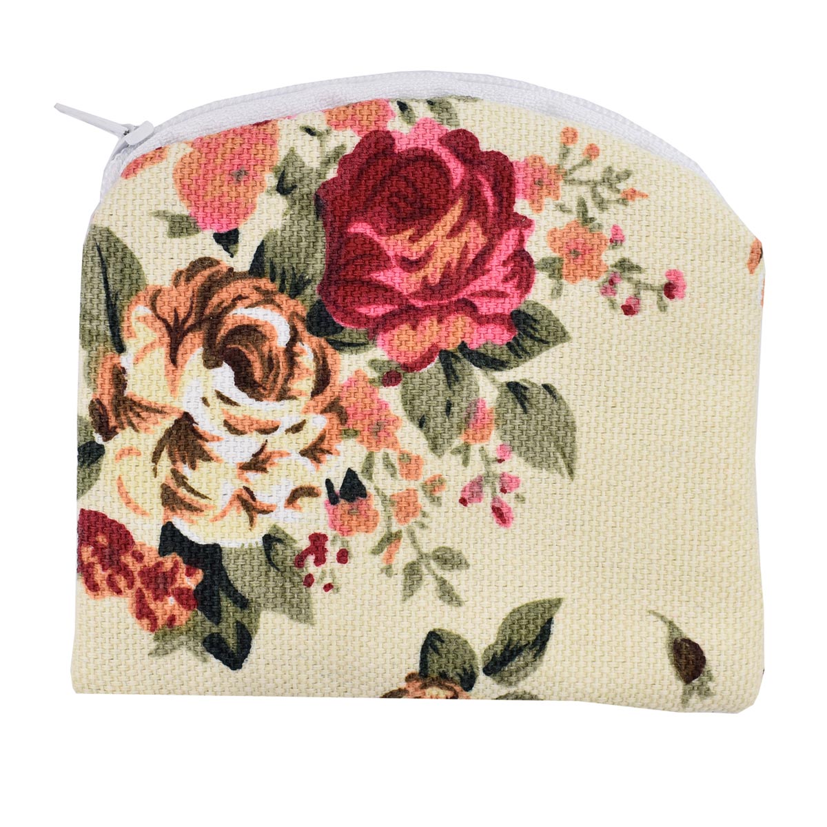 Red Rose Tapestry Rosary Case