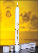 Gold Ornamented First Communion Candle - no. 84201001