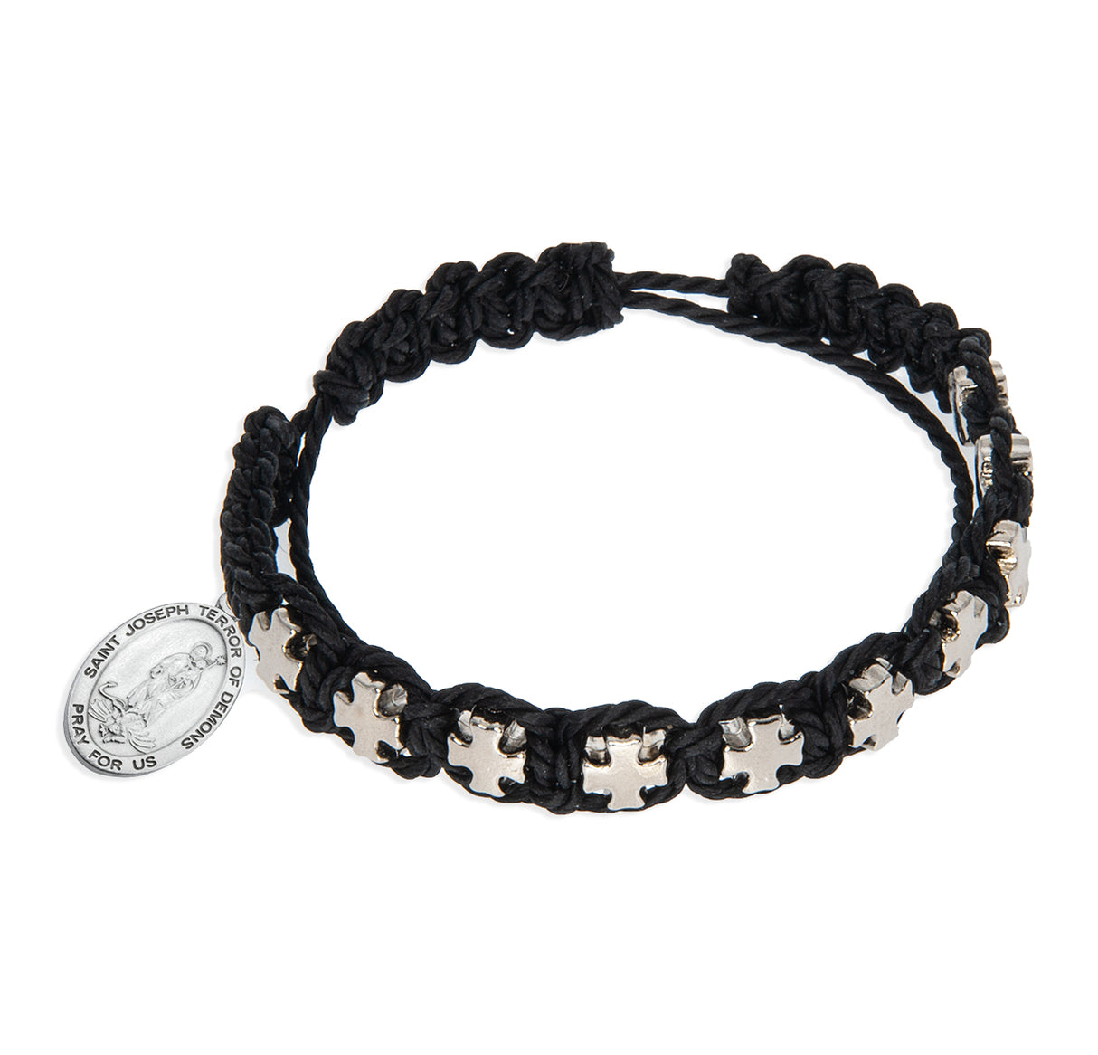 St Joseph Terror of Demons  Cord Bracelet