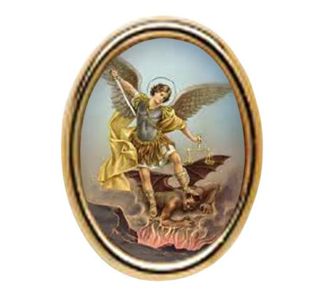 St Michael Photo Lapel Pin