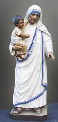 Blessed Mother Teresa of Calcutta with Child Statue - 5 Feet Tall