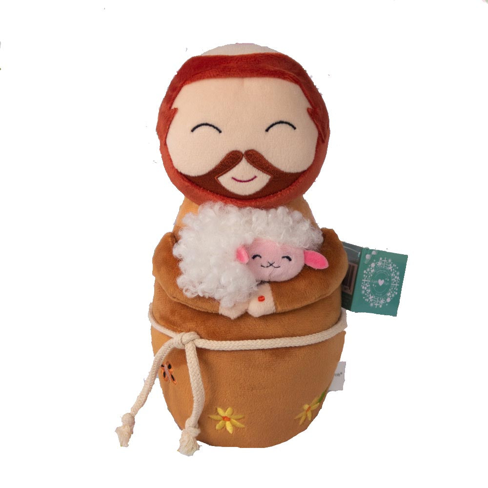 St Francis of Assisi Plush Shining Light Doll