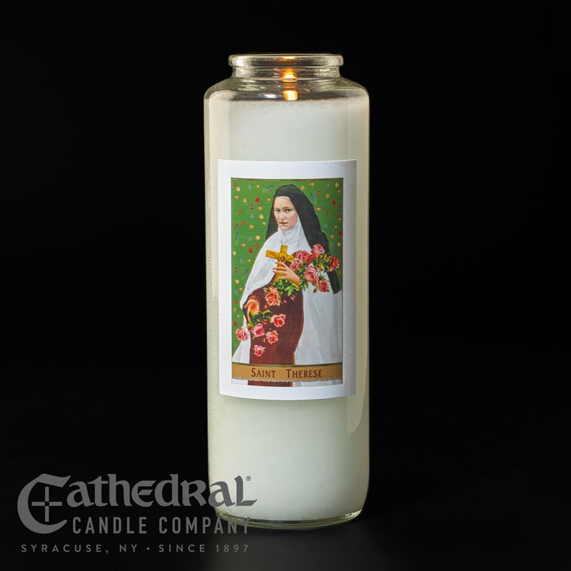 6 day  St Therese Devotional Candle