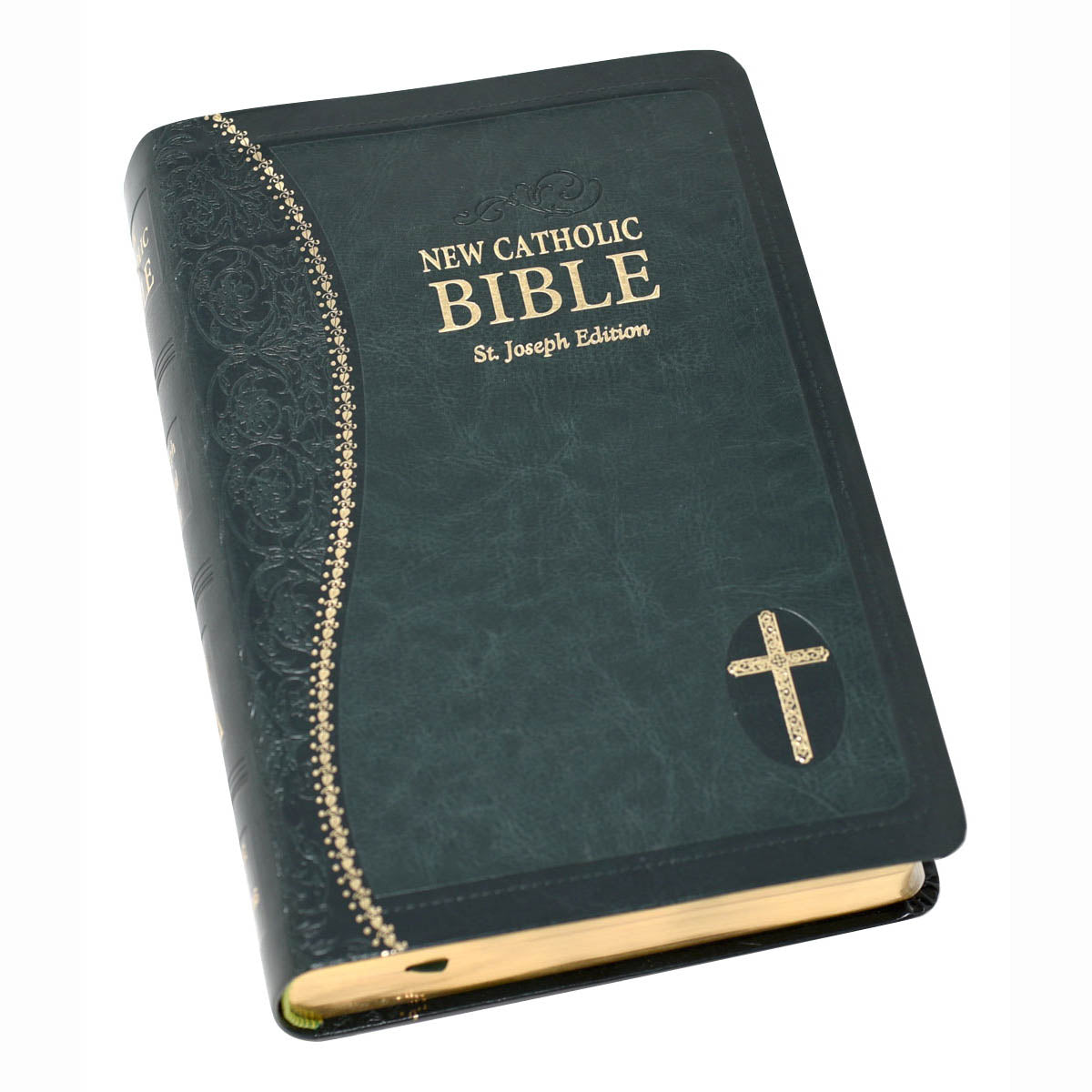 St Joseph New Catholic Bible-  Green Gift Edition 608/19GN
