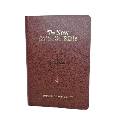 St Joseph New Catholic Bible Brown Imitation Leather 608/10BN