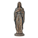 Immaculate Heart of Mary 8 inch Statue in Cold-cast Bronze