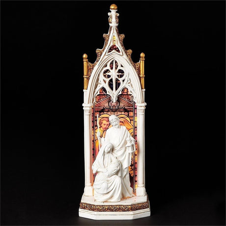 Lighted Holy Family Statue in Window Arch 601296