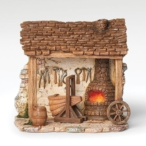 Fontanini Lighted Blacksmith Shop 55637