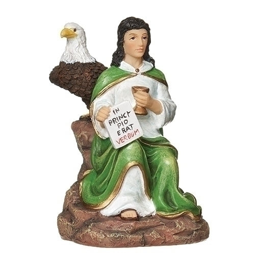 St John Gift Boxed 3.5 inch Statue with holy card