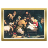 Adoration Customized Christmas Mass Cards-50ct