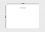 Adoration Customized Christmas Mass Cards-50ct