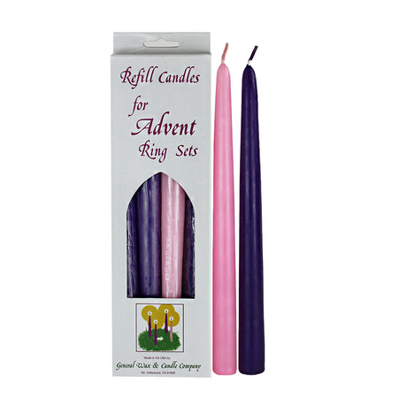 10 inch Value Price Advent Candle Set
