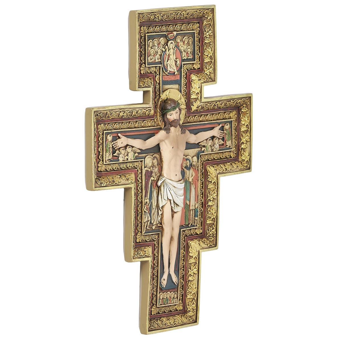 11 inch San Damiano Relief Crucifix