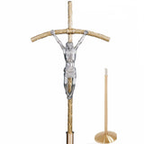 Papal Style Processional Crucifix - 77PC40
