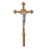 Budded End Processional Crucifix - 27PC40