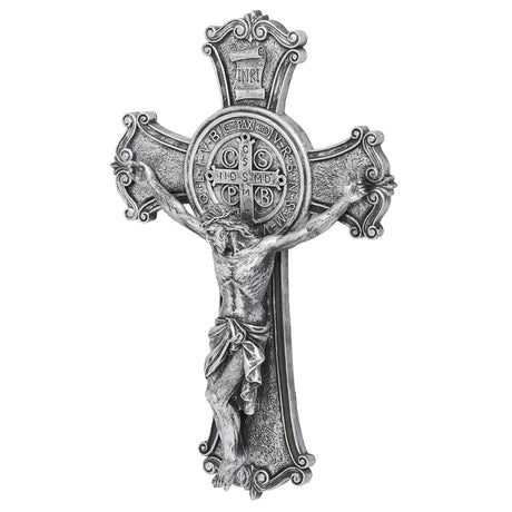 Pewter Finish St. Benedict Crucifix