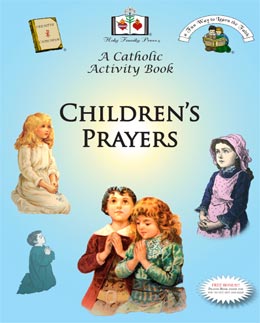 Children's Prayers Catholic Activity Book