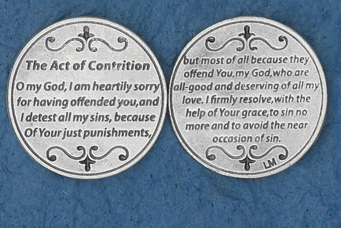 Act of Contrition Coin Loose