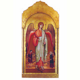 45x21 inch Large Florentine St Raphael Plaque from Italy