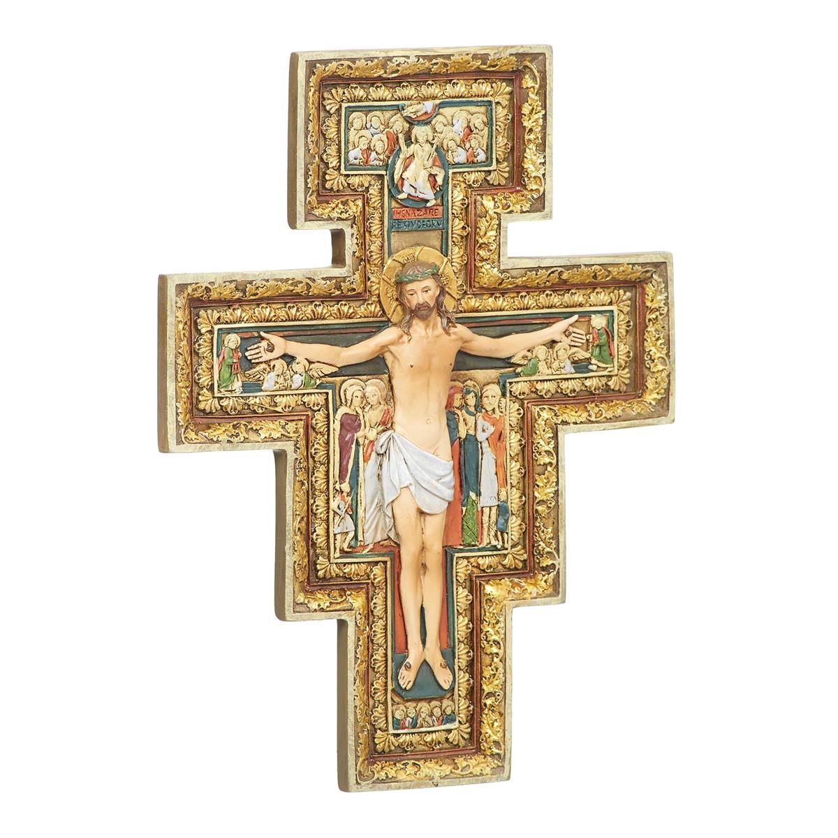 6 inch San Damiano Relief Crucifix