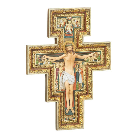 6 inch San Damiano Relief Crucifix