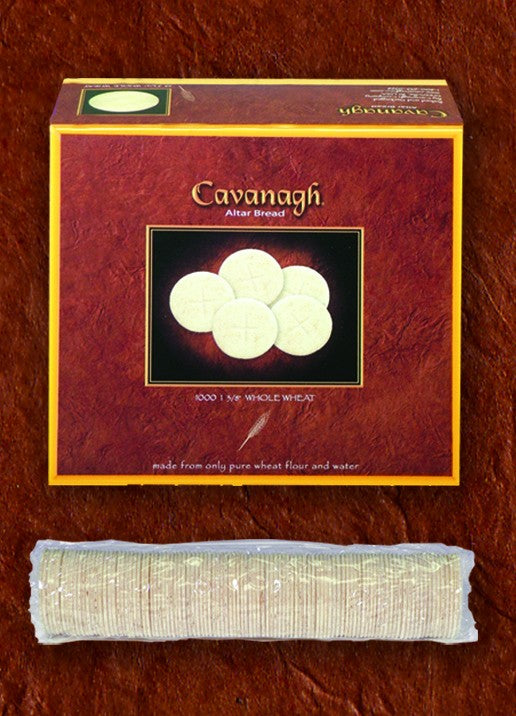 1-3/8 inch Whole Wheat Altar Bread Wafers in Sleeved Rolls