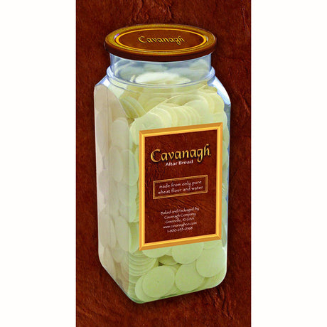 1-3/8 inch Whole Wheat Altar Bread in 750ct. Container