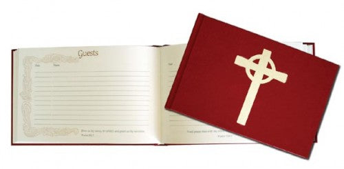 Guest Book Red Binding  no. RDGUEST