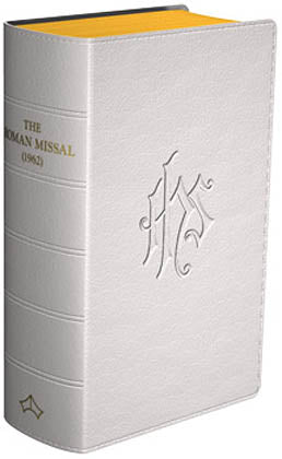 Daily Missal 1962 Edition - White Leather