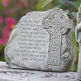 Irish Celtic Cross Garden Stone