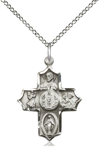 Sterling 5 Way Communion Cross 4246SS/18S