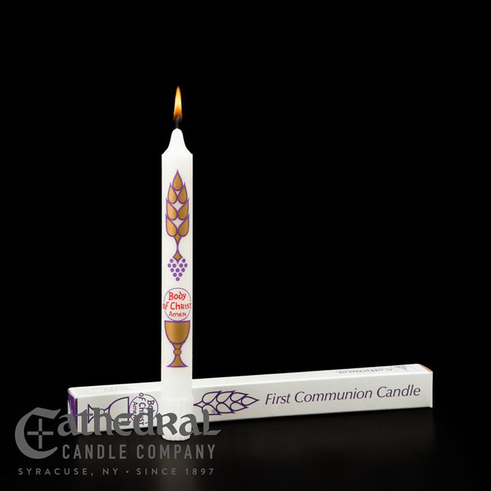 Body of Christ First Communion Candle -  84200701